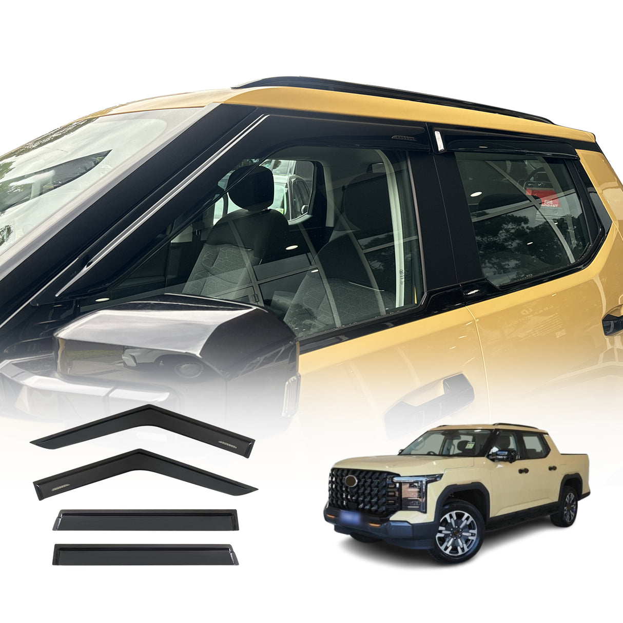 Weather Shields for LDV Terron 9 2025-Onwards