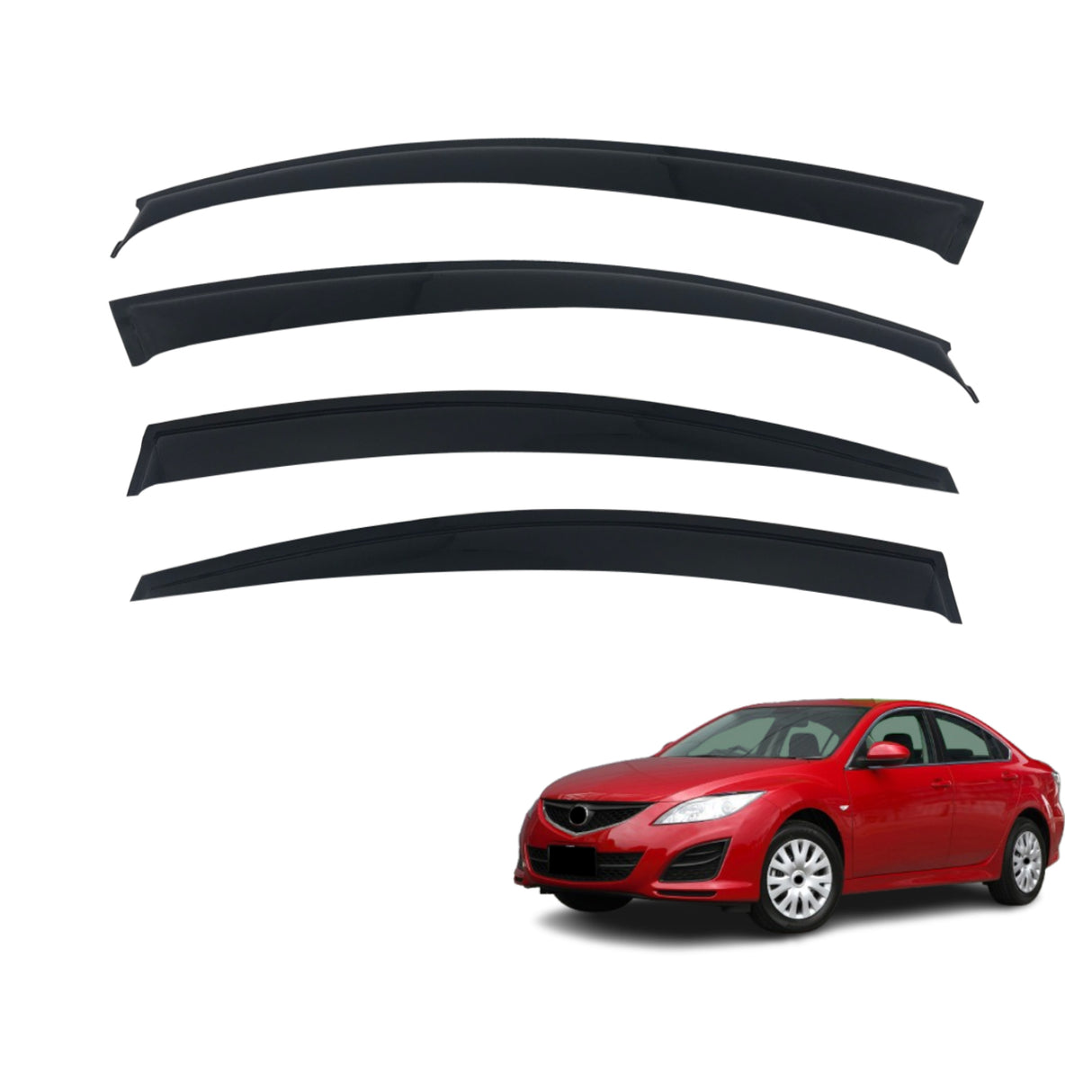 Weather Shields for Mazda 6 Sedan GH 2008-2012