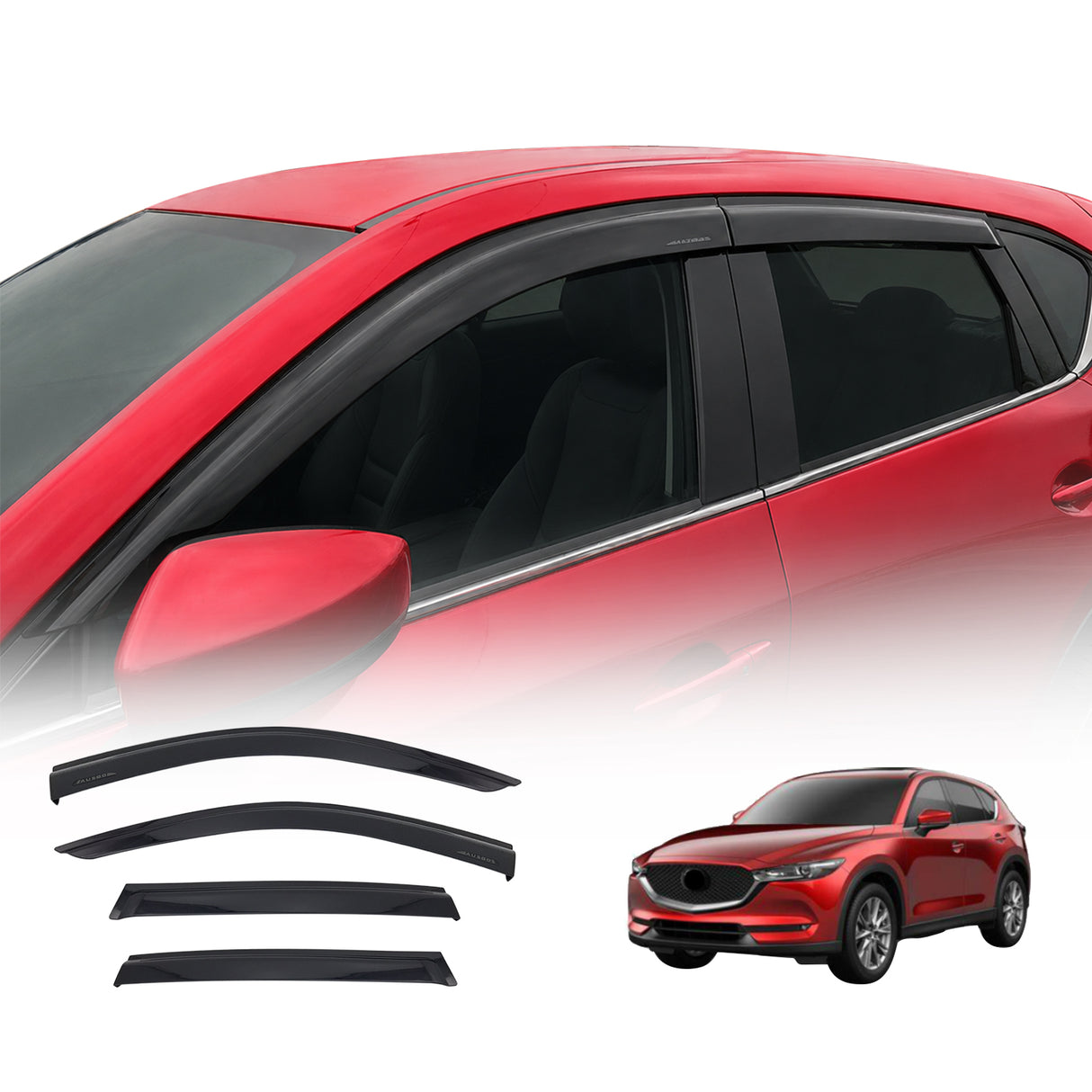 Injection Weather Shields for Mazda CX5 CX-5 KF Series 2017-Onwards