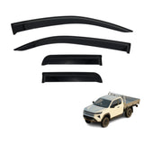 Injection Weather Shields for Toyota Hilux Extra Cab 2025-Onwards