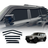 Luxury Weather Shields for Toyota Land Cruiser Prado 250 LC250 2024-Onwards 6PCS