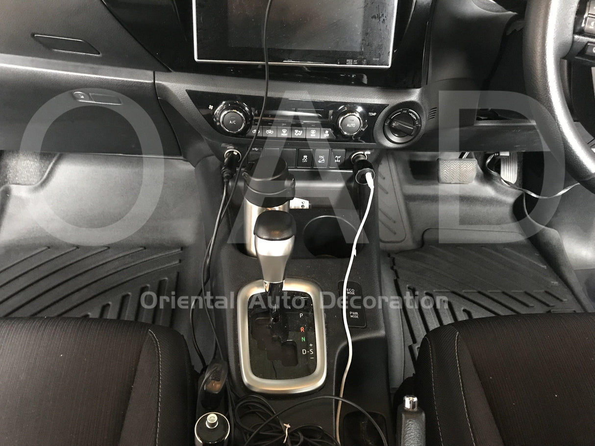 Premium Custom 3D Floor Mats Car Mats for Toyota Auto Hilux Dual Cab 2015-Onwards